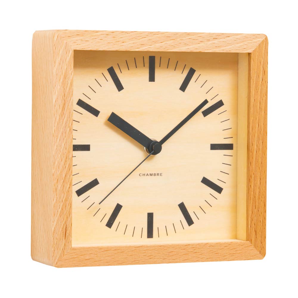 CHAMBRE REVERSIBLE CLOCK NATURAL BAR CH-055BCB シャンブル 壁掛け時計