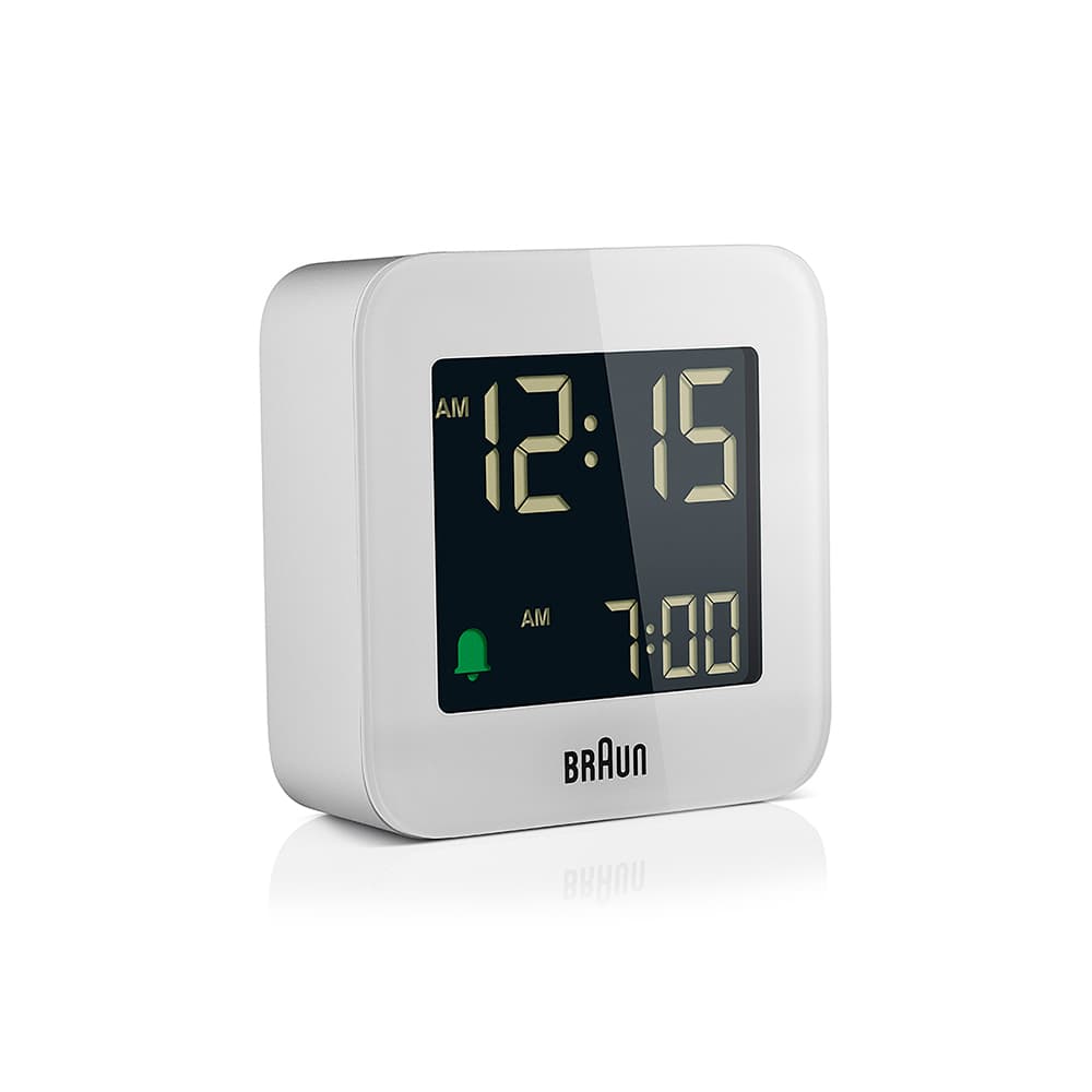 BRAUN Digital Alarm Clock BC08W