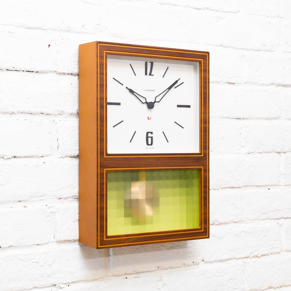 CHAMBRE GLASS PENDULUM CLASSIC WALNUT CH-052WN