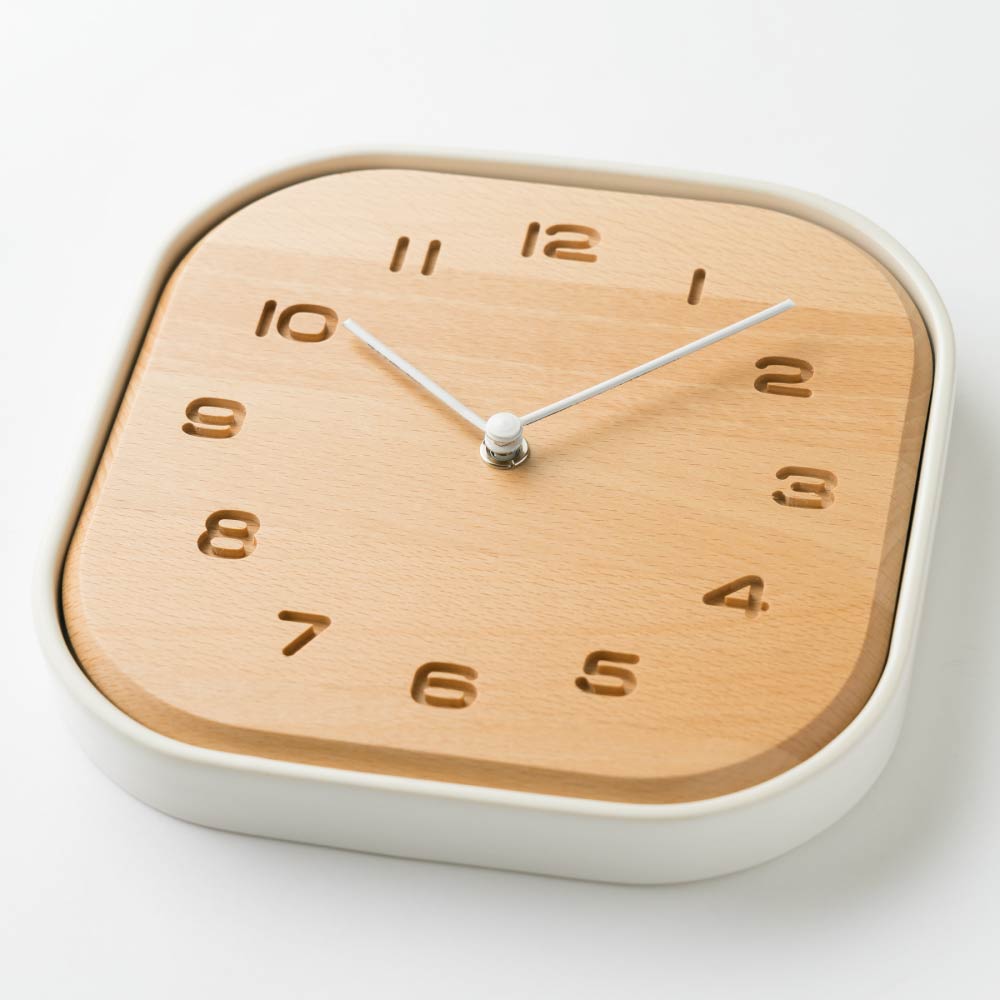 CHAMBRE TOUKI CLOCK 白磁 CH-061WH シャンブル 壁掛け時計