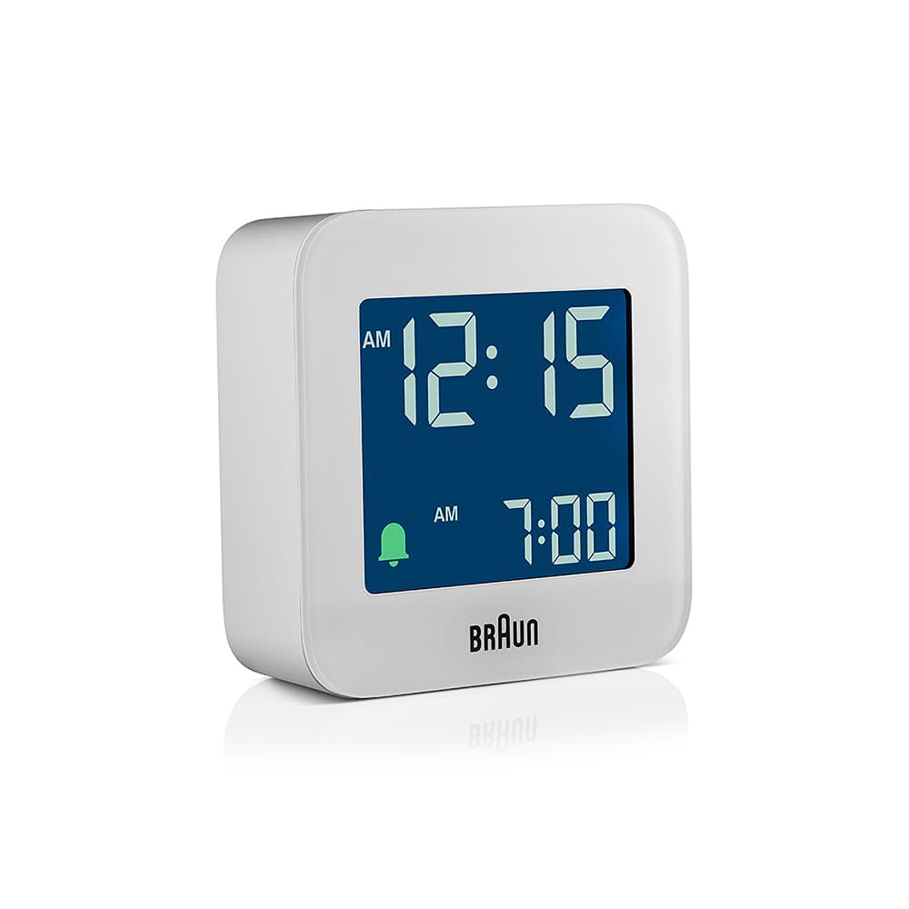 BRAUN Digital Alarm Clock BC08W