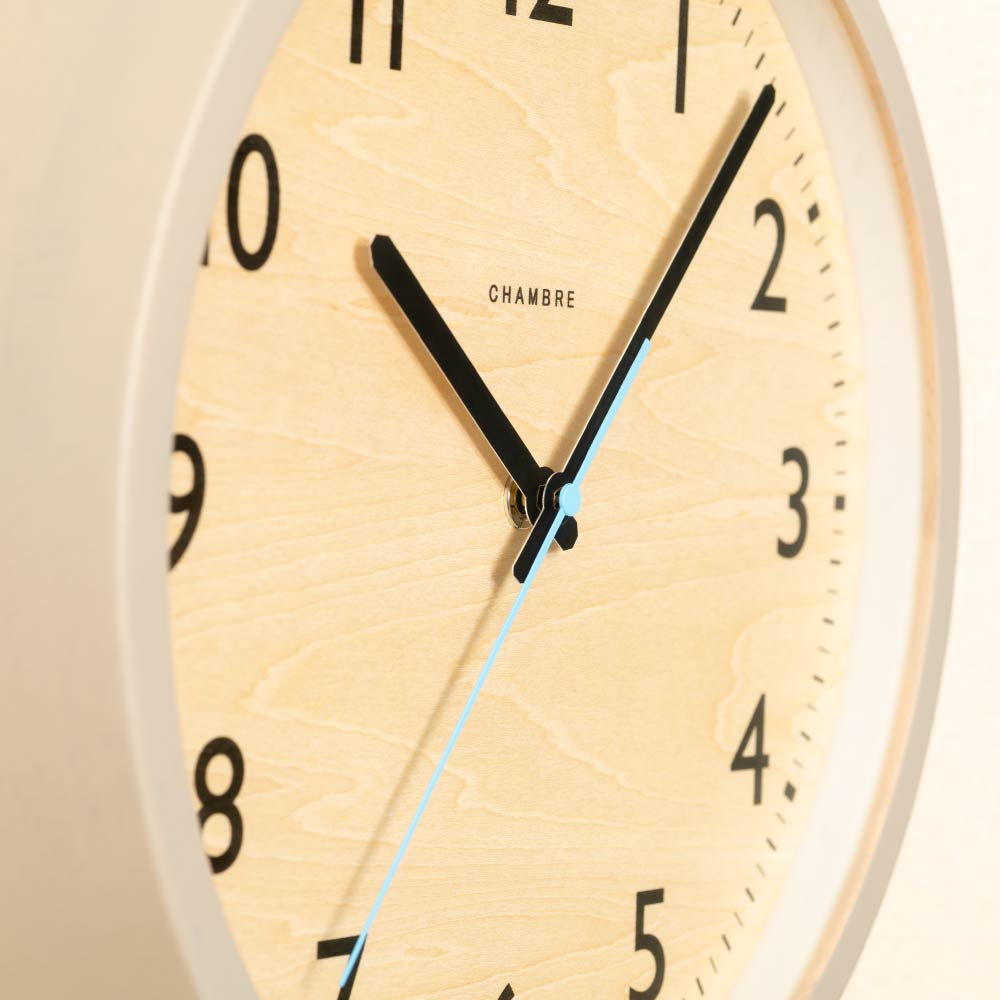 CHAMBRE DROP CLOCK WARM GRAY CH-039GY 電波時計 シャンブル 壁掛け時計