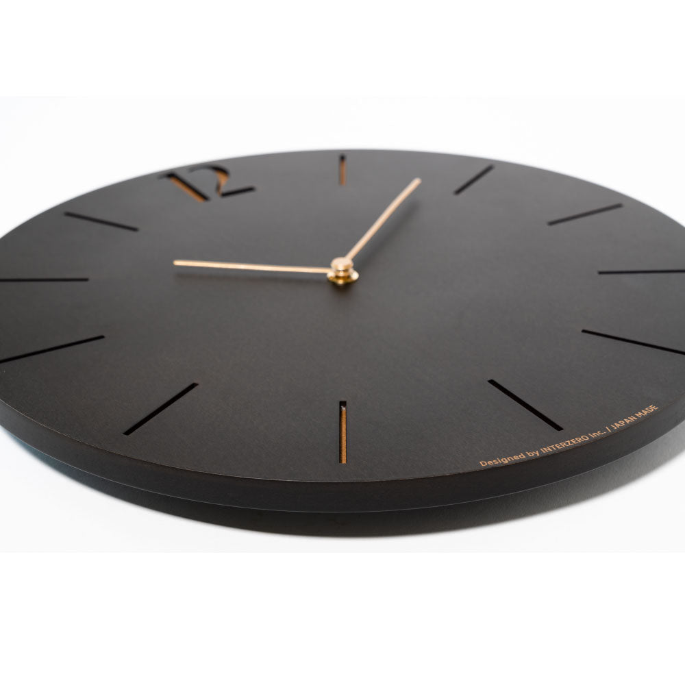 CHAMBRE PROUD CLOCK BLACK CH-065BK 電波時計 シャンブル 壁掛け時計