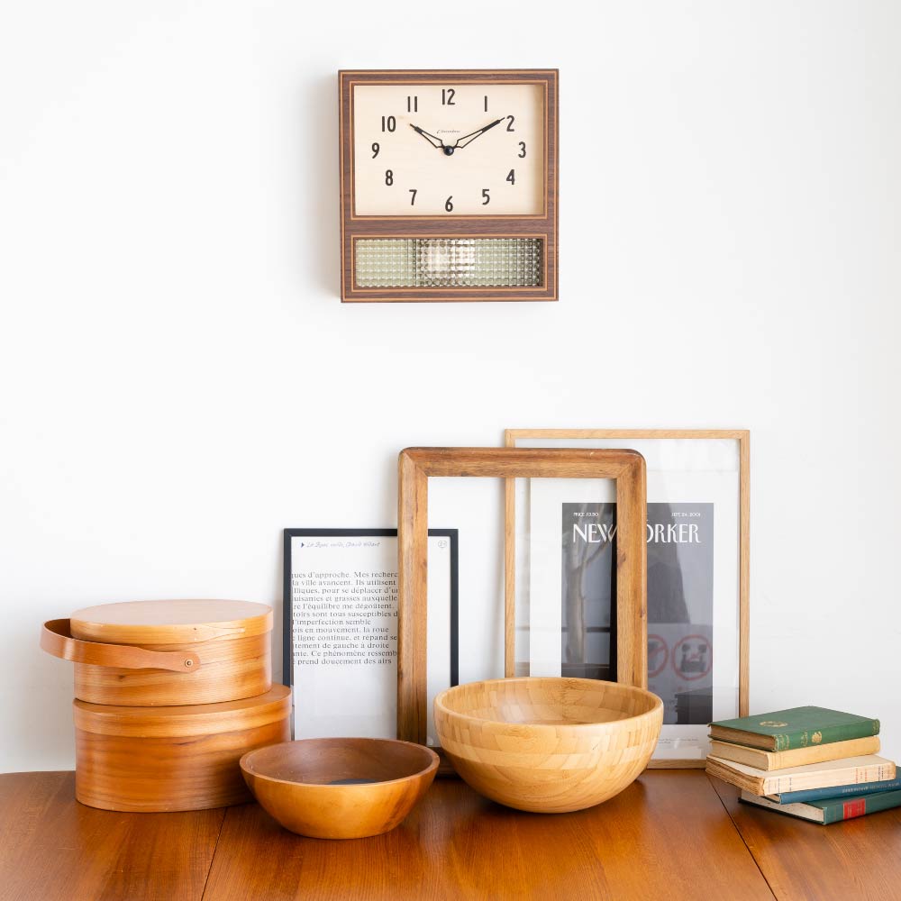 CHAMBRE COURT PENDULUM CLOCK WALNUT CH-057WN シャンブル 壁掛け時計 ※入荷次第お届け予定
