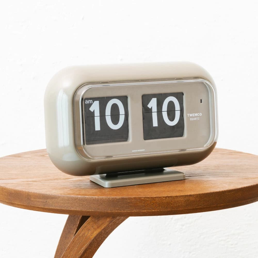 TWEMCO DESK＆WALL CLOCK QT-35GY トゥエンコ 置き時計