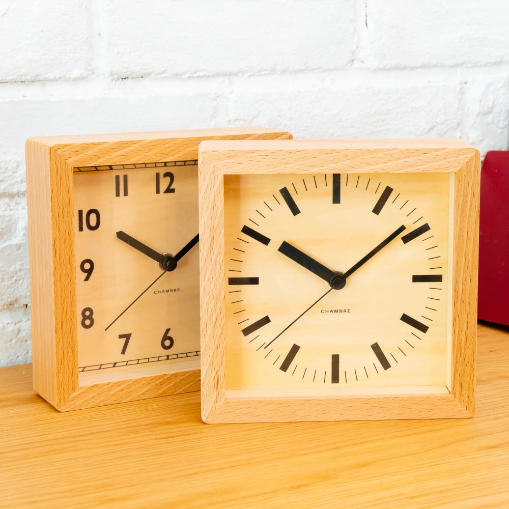 CHAMBRE REVERSIBLE CLOCK NATURAL BAR CH-055BCB シャンブル 壁掛け時計