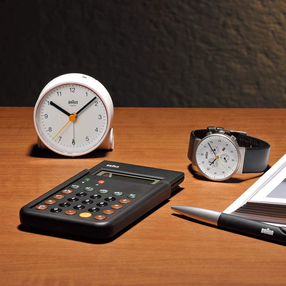 BRAUN 電卓 BNE001BK 復刻モデル ブラウン 電卓
