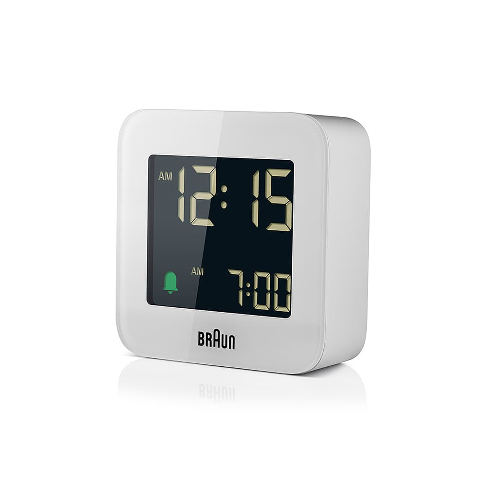 BRAUN Digital Alarm Clock BC08W