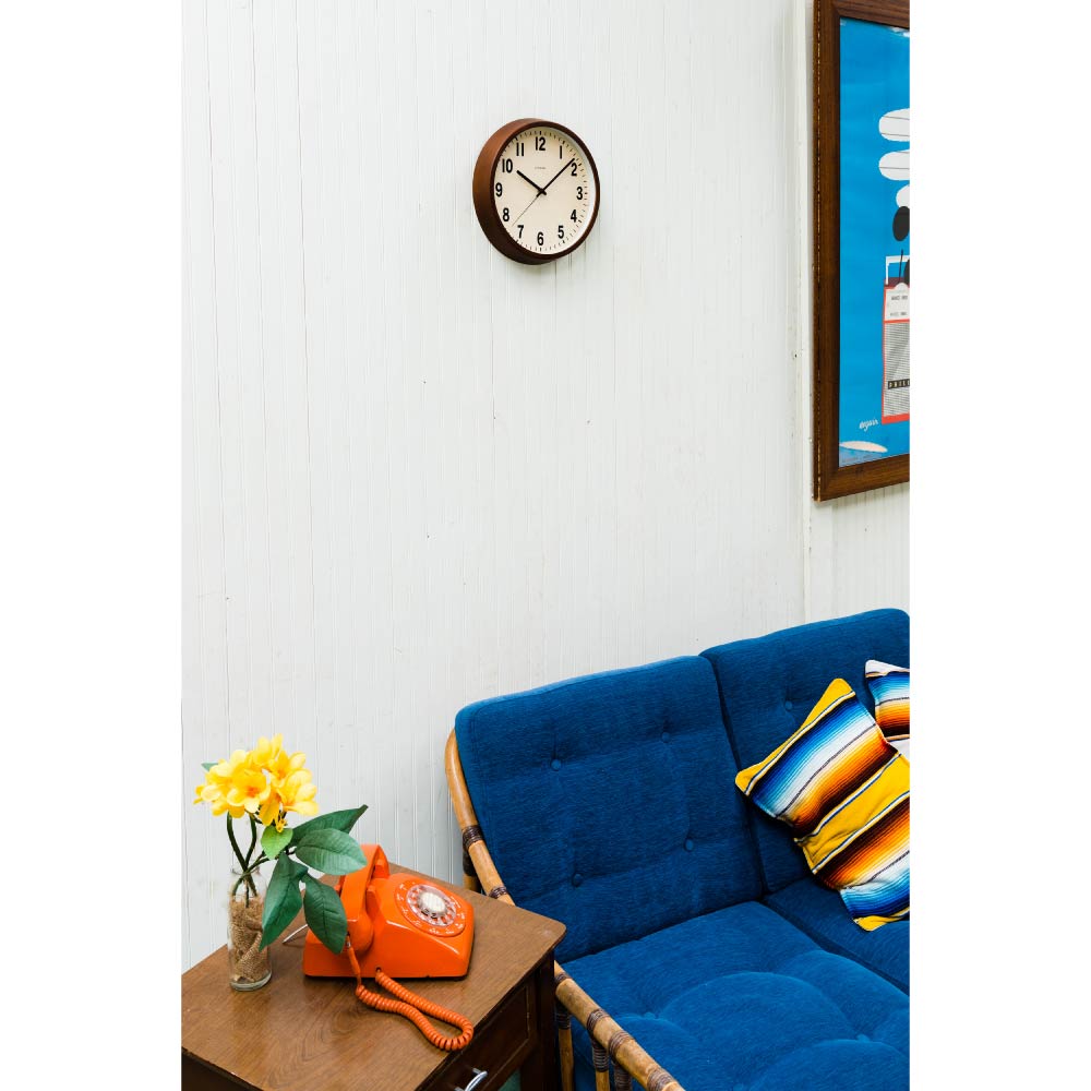 CHAMBRE PUBLIC CLOCK CAFE BROWN CH-027CBR 電波時計 シャンブル 壁掛け時計