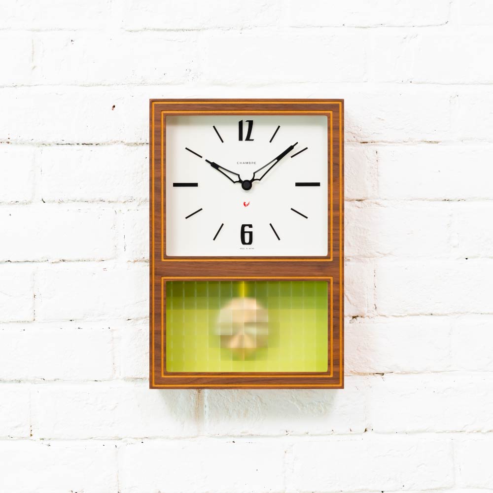 CHAMBRE GLASS PENDULUM CLASSIC WALNUT CH-052WN