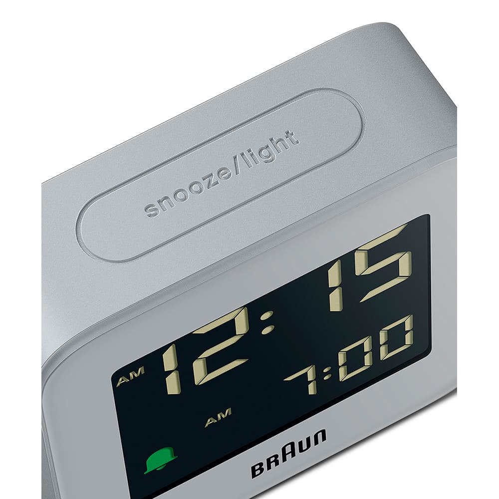 BRAUN Digital Alarm Clock BC08G