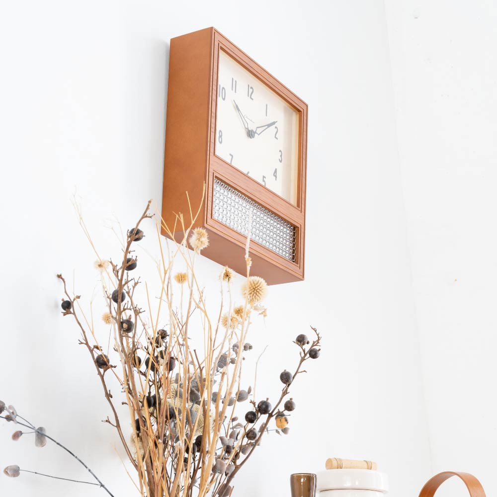 COURT PENDULUM CLOCK CAFE BROWN CH-057CB シャンブル 壁掛け時計
