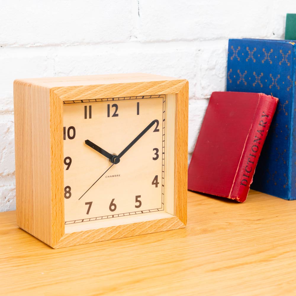 CHAMBRE REVERSIBLE CLOCK NATURAL ARABIC CH-055BCA シャンブル 壁掛け時計