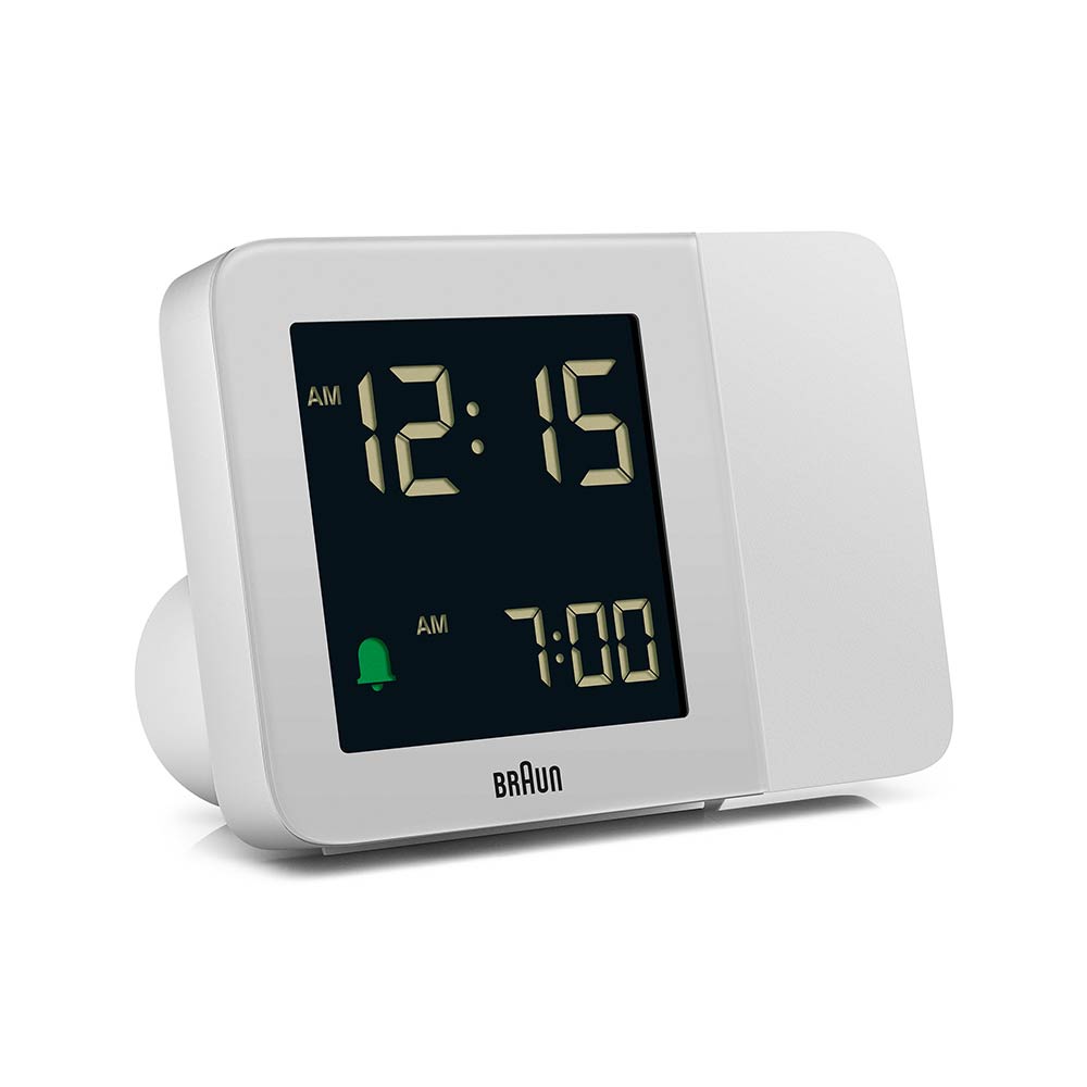 BRAUN Digital Projection Alarm Clock BC15W ブラウン 置き時計