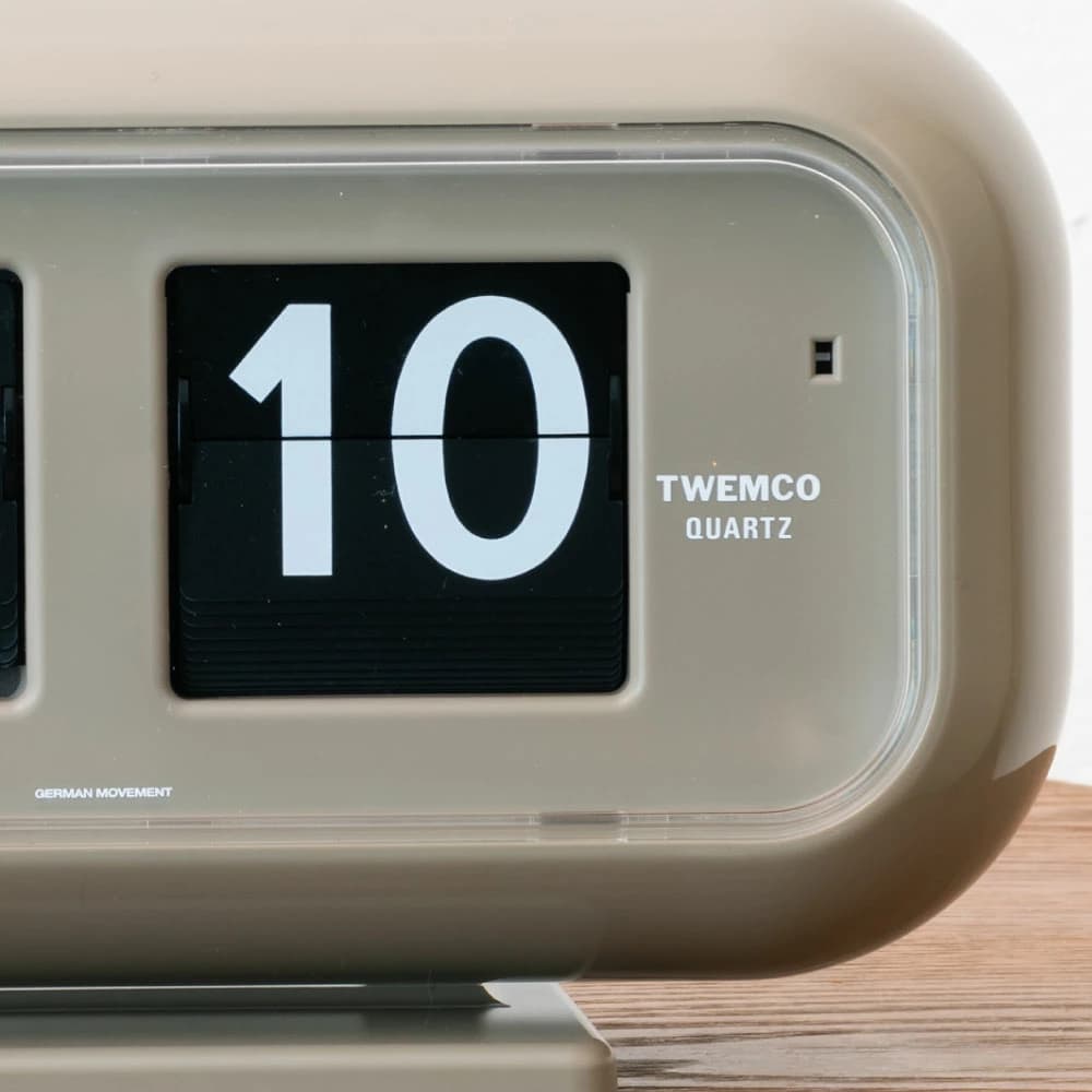 TWEMCO DESK＆WALL CLOCK QT-35GY トゥエンコ 置き時計