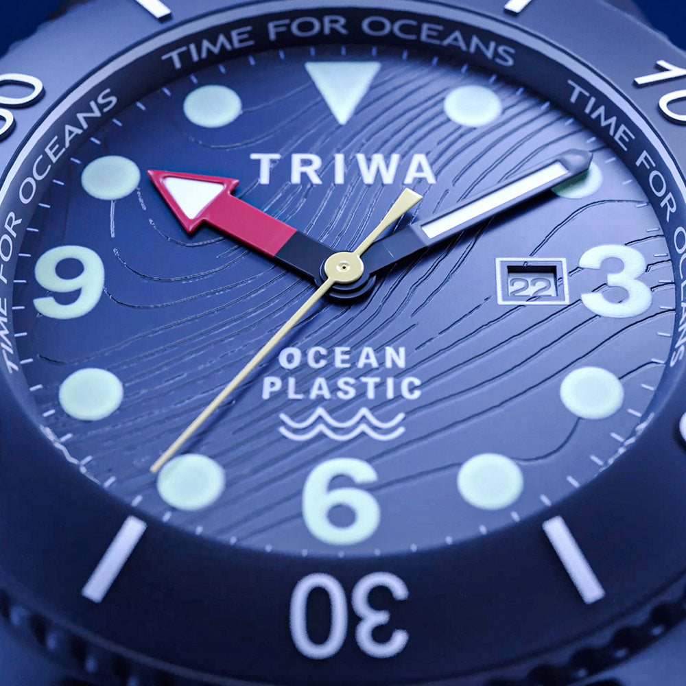 TRIWA TIME FOR OCEANS SUBMARINER DEEP BLUE TFO202 CL150712