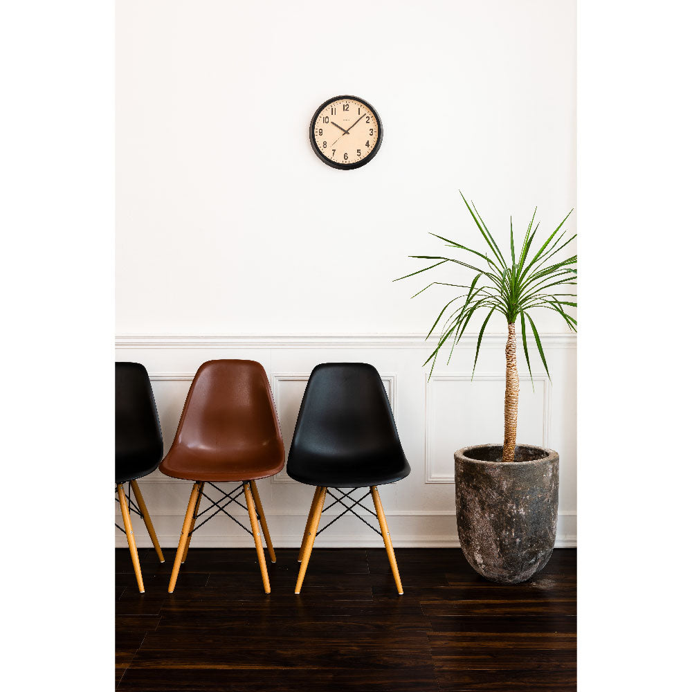 CHAMBRE BLACK SERIES PUBLIC CLOCK BLACK CH-027BK 電波時計