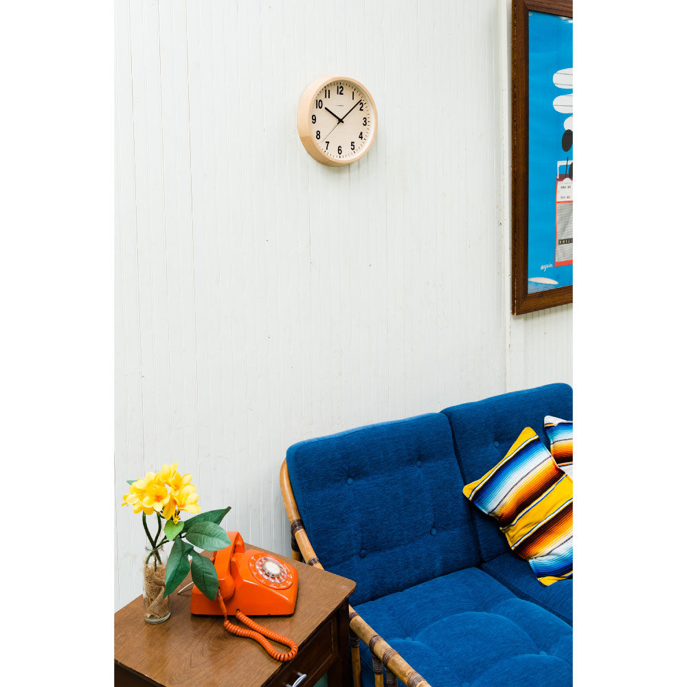 CHAMBRE PUBLIC CLOCK NATURAL CH-027BCR 電波時計