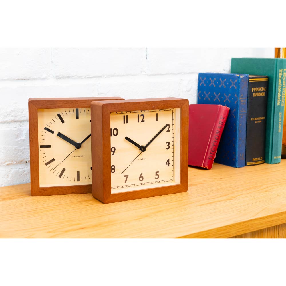 CHAMBRE REVERSIBLE CLOCK BROWN BAR CH-055BRB