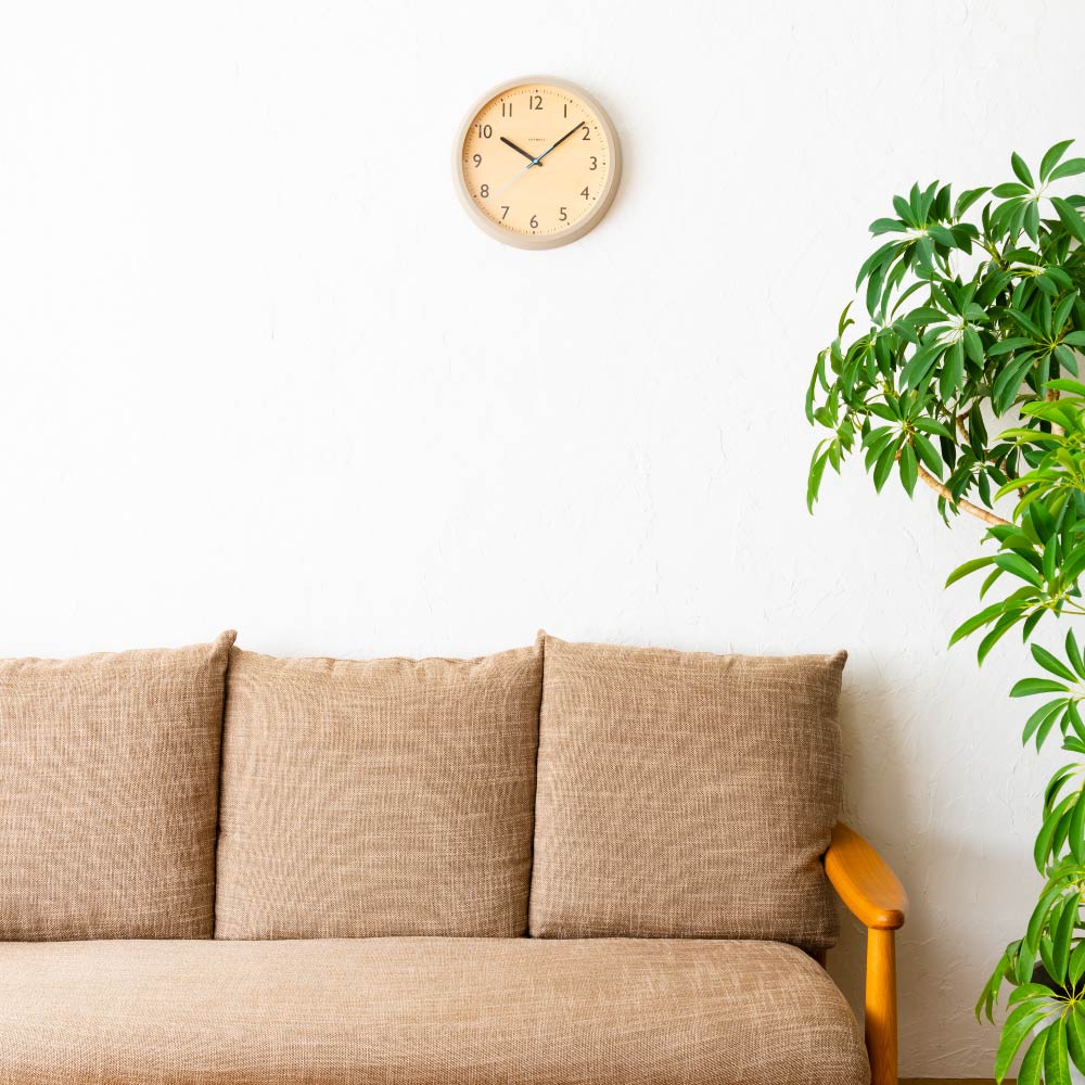 CHAMBRE DROP CLOCK WARM GRAY CH-039GY 電波時計 シャンブル 壁掛け時計