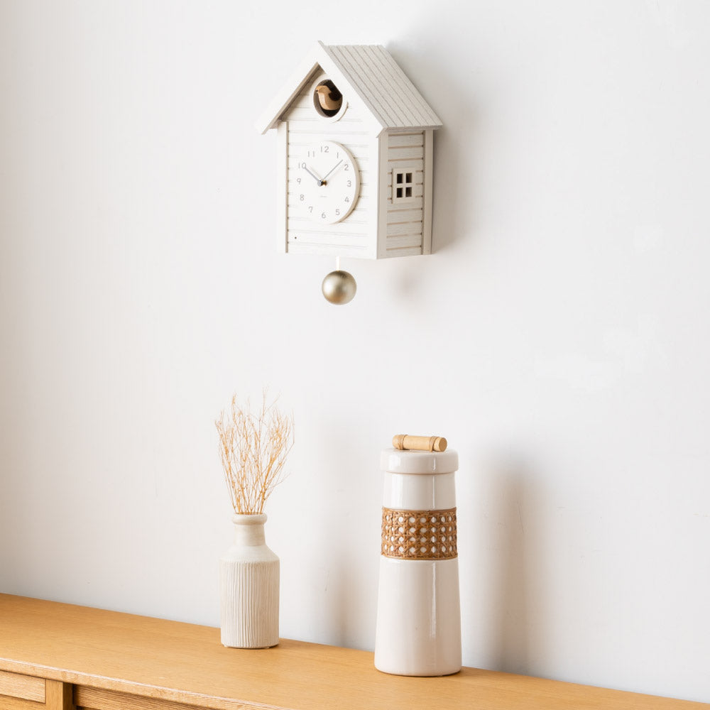 CHAMBRE Cuckoo CLOCK WHITE CH-059WH