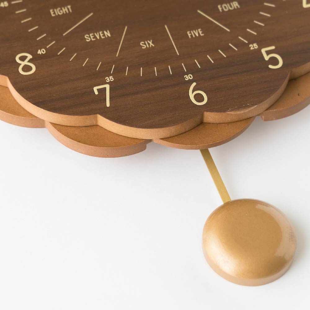 CHAMBRE SUN CLOCK BROWN CH-062BR