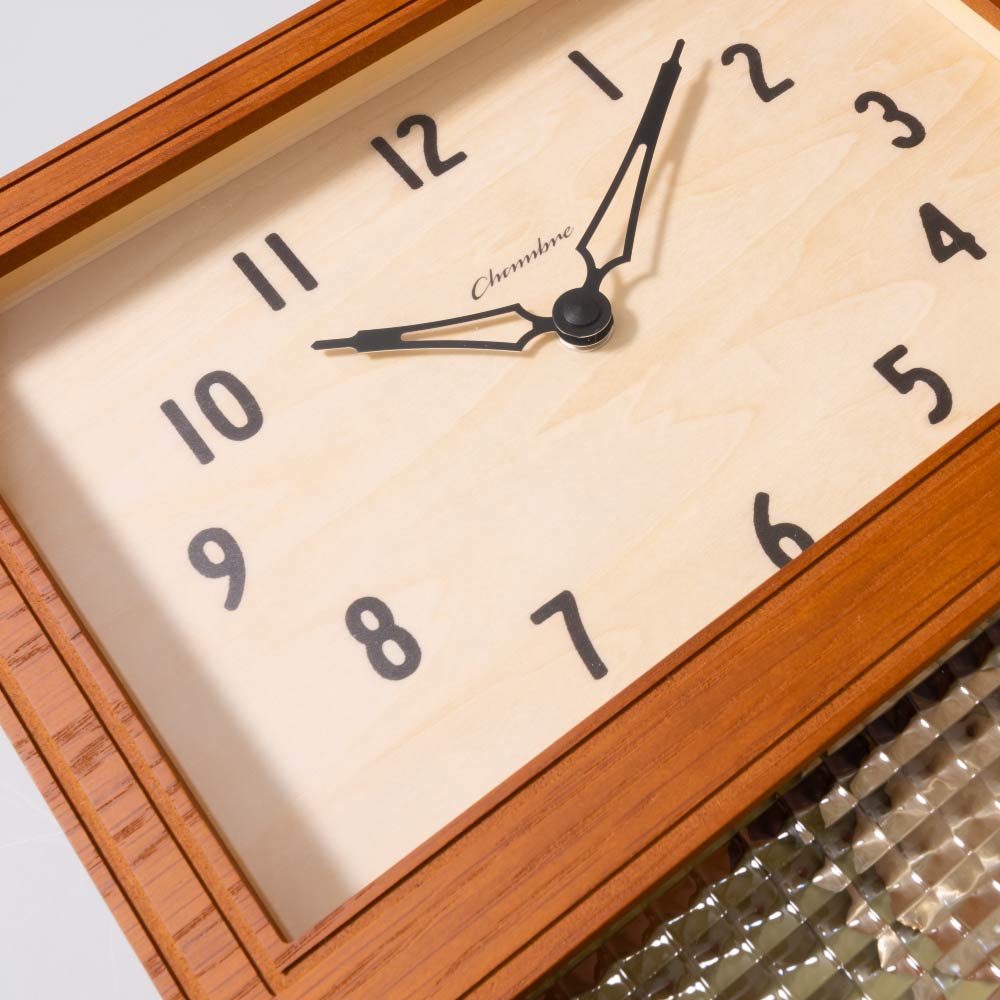 COURT PENDULUM CLOCK CAFE BROWN CH-057CB シャンブル 壁掛け時計