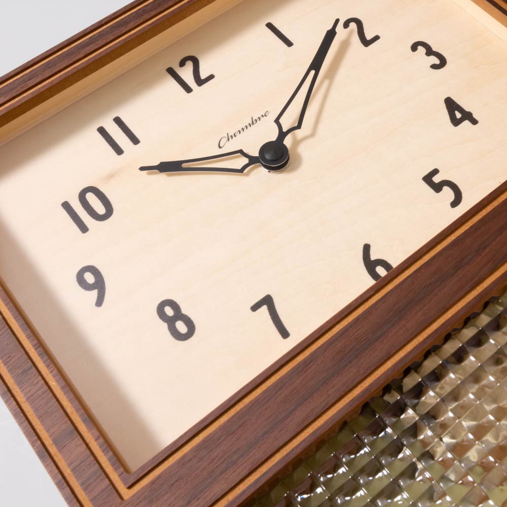 CHAMBRE COURT PENDULUM CLOCK WALNUT CH-057WN シャンブル 壁掛け時計 ※入荷次第お届け予定