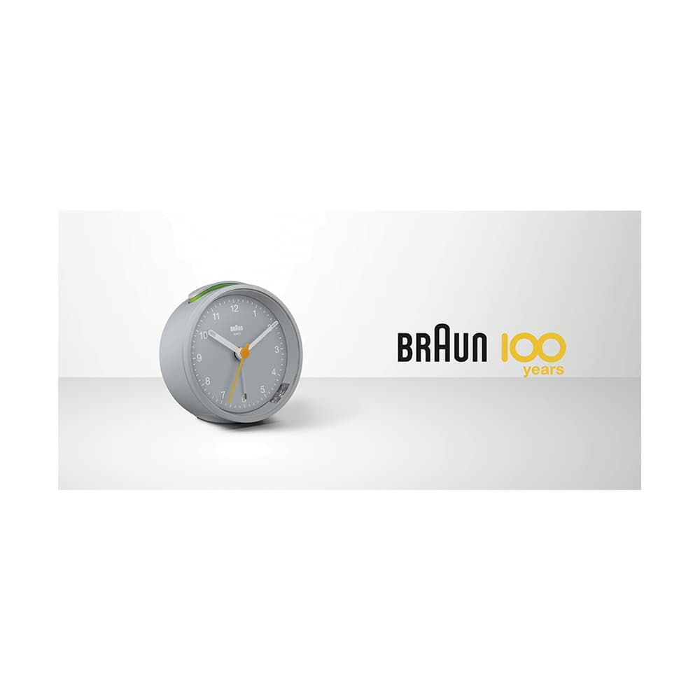 BRAUN 100th Anniversary Classic Analog Alarm Clock BC12G ブラウン 置き時計