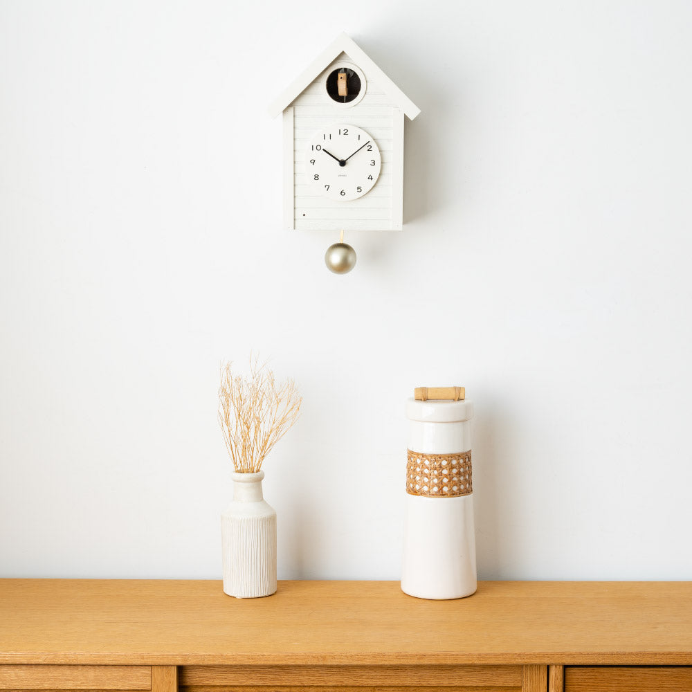 CHAMBRE Cuckoo CLOCK WHITE CH-059WH