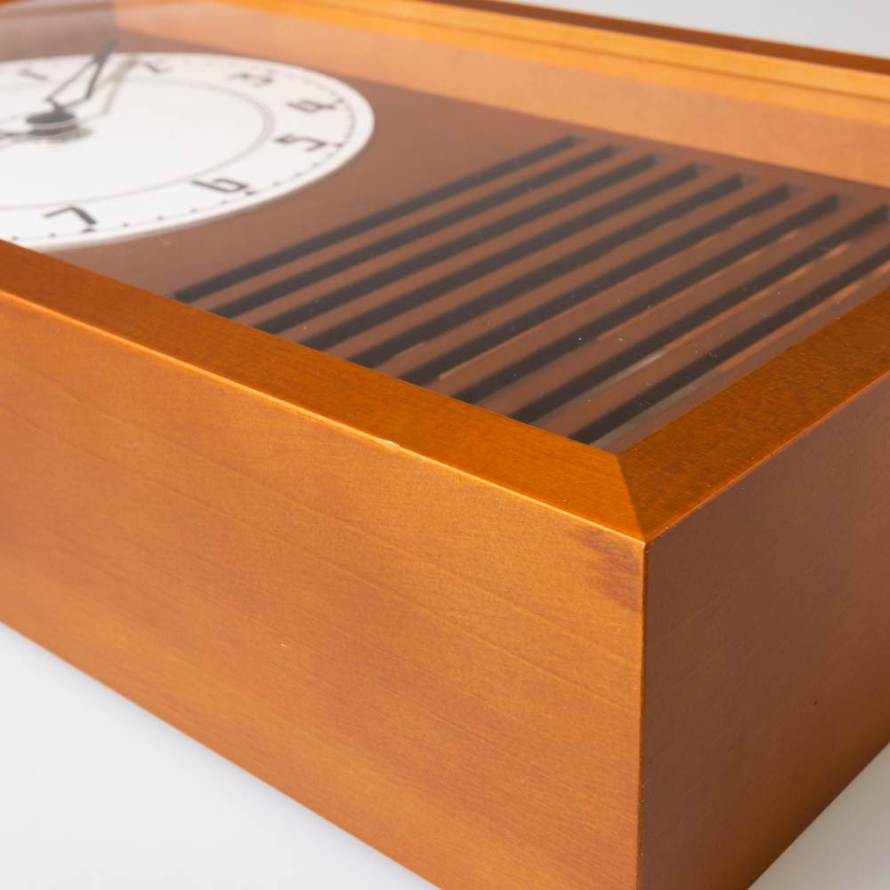 CHAMBRE LATTICE PENDULUM CLOCK CAFE BROWN CH-058CB