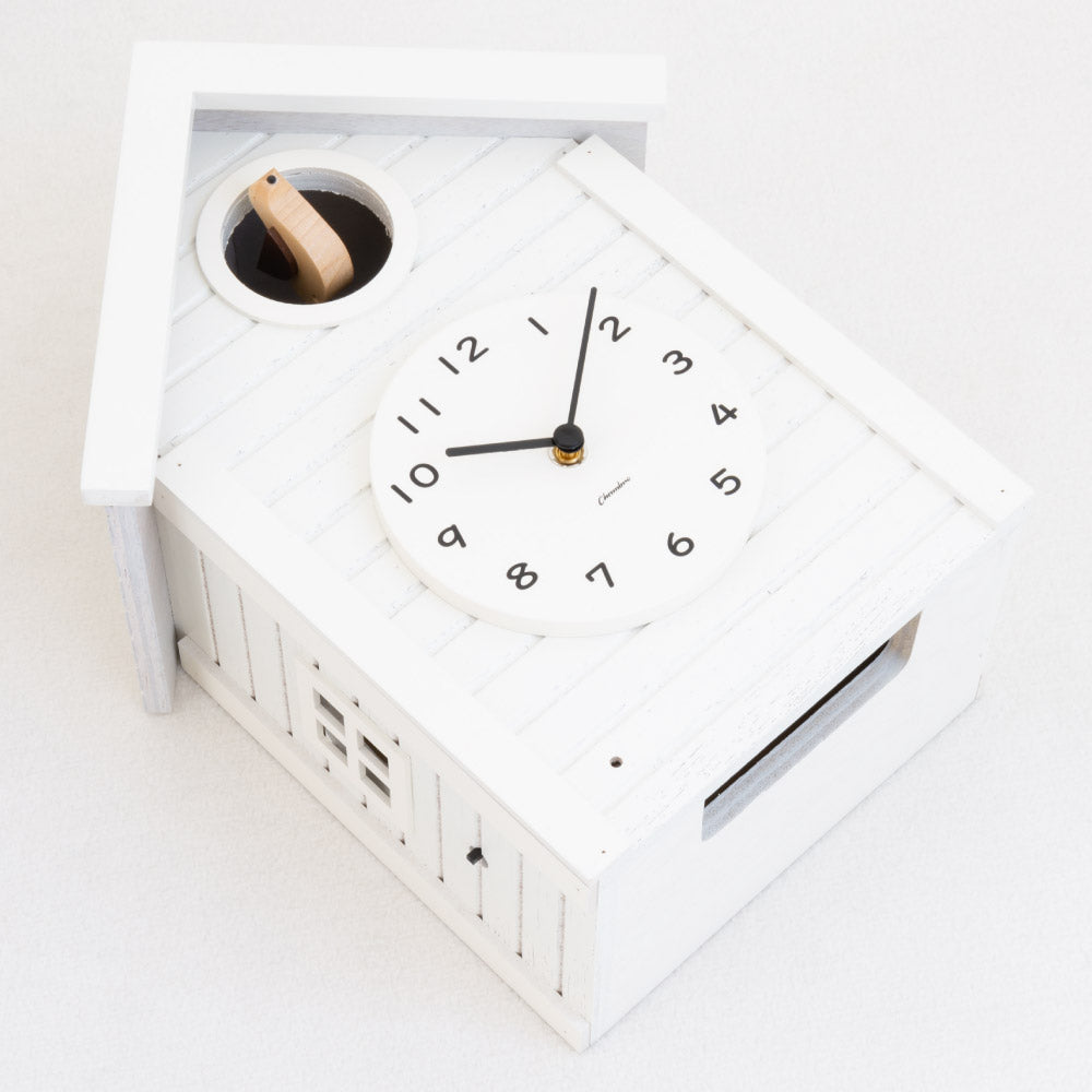 CHAMBRE Cuckoo CLOCK WHITE CH-059WH