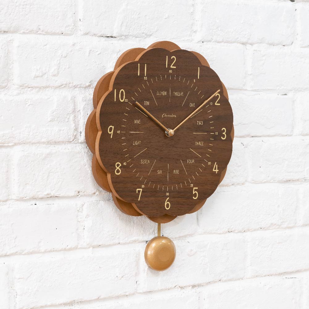 CHAMBRE SUN CLOCK BROWN CH-062BR