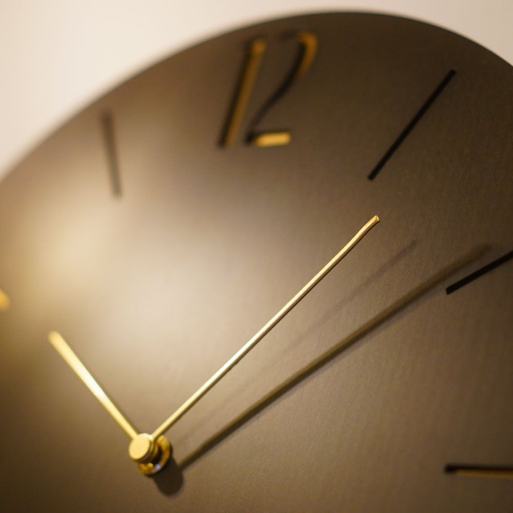 CHAMBRE PROUD CLOCK BLACK CH-065BK 電波時計 シャンブル 壁掛け時計