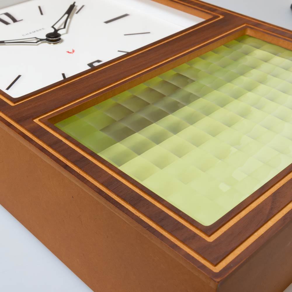CHAMBRE GLASS PENDULUM CLASSIC WALNUT CH-052WN