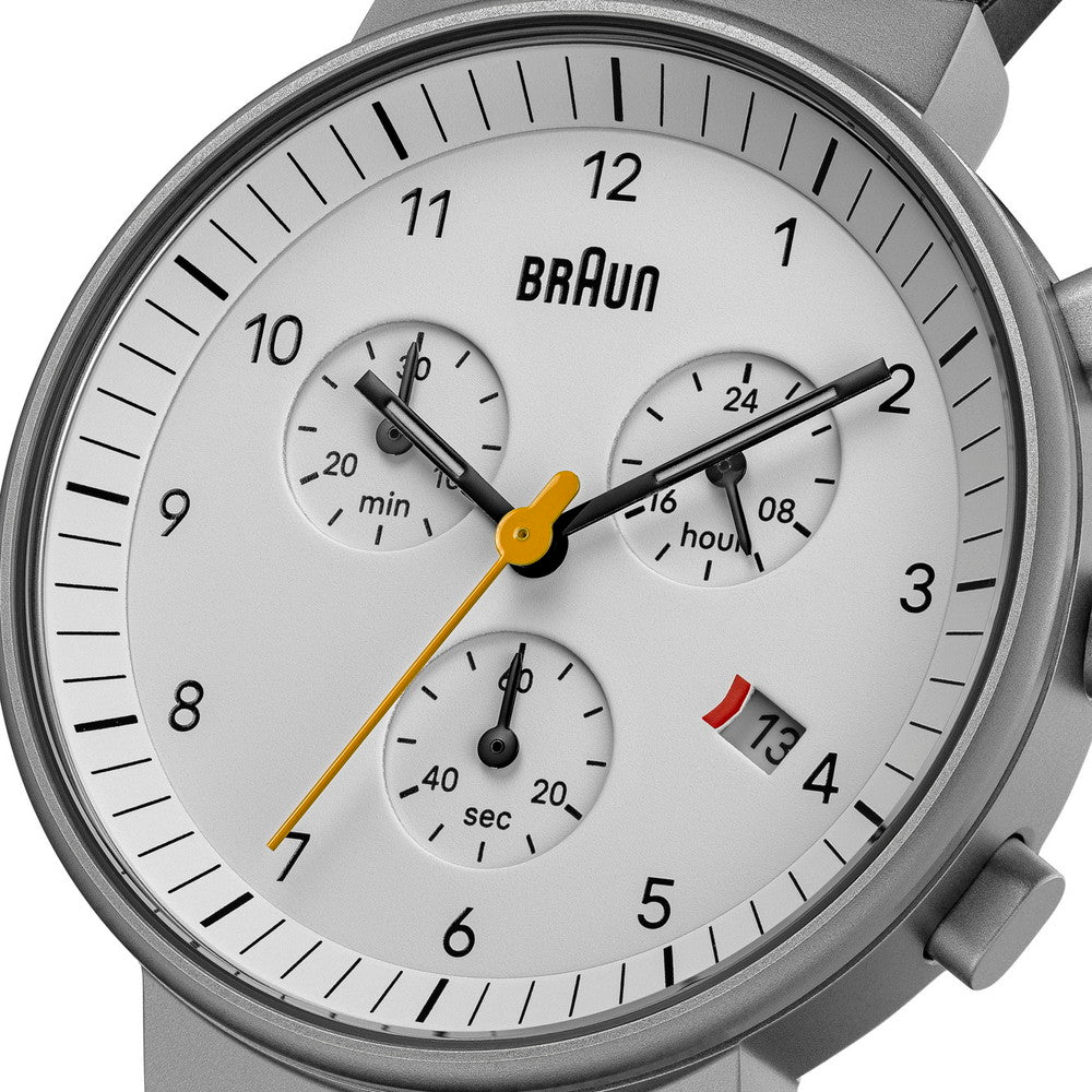 BRAUN Minimalist functional Deign BN0035BWHBKG Classic Chronograph ブラウン 腕時計 メンズ