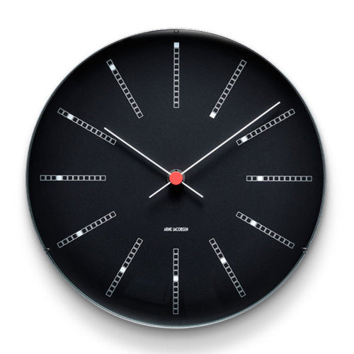 ARNE JACOBSEN Wall Clock Bankers BLACK 210mm AJ43636 アルネヤコブセン 壁掛け時計