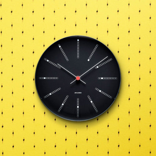 ARNE JACOBSEN Wall Clock Bankers BLACK 210mm AJ43636 アルネヤコブセン 壁掛け時計