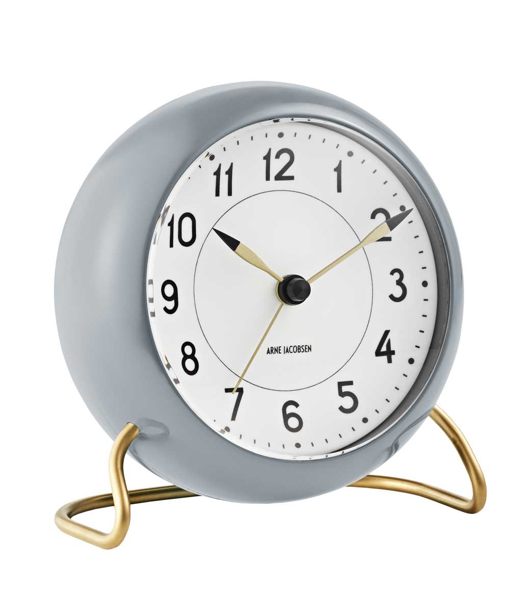 ARNE JACOBSEN Table Clock Station GRAY AJ43674 アルネヤコブセン 置き時計