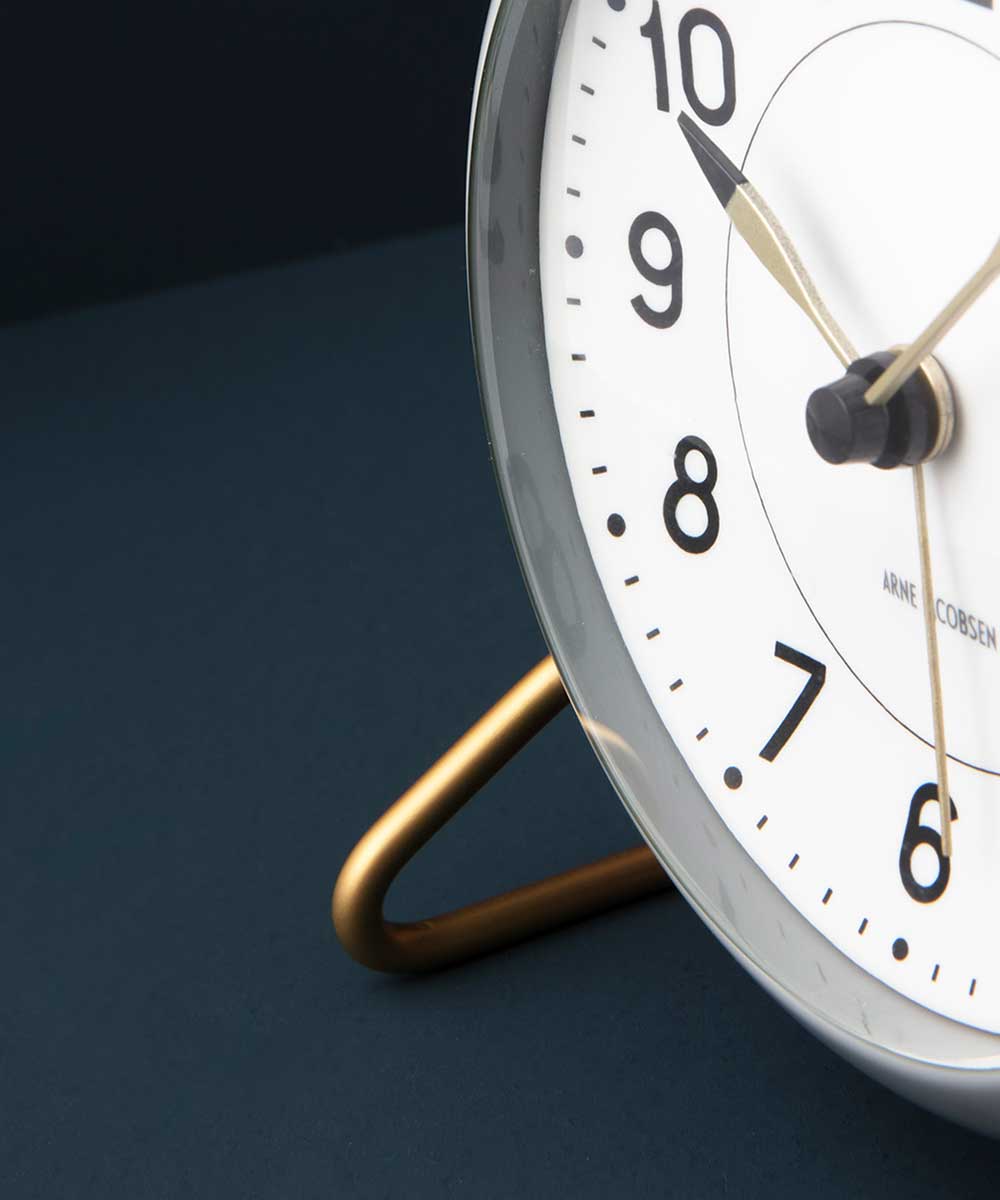 ARNE JACOBSEN Table Clock Station GRAY AJ43674 アルネヤコブセン 置き時計