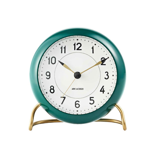 ARNE JACOBSEN Table Clock Station GREEN AJ43677 アルネヤコブセン 置き時計