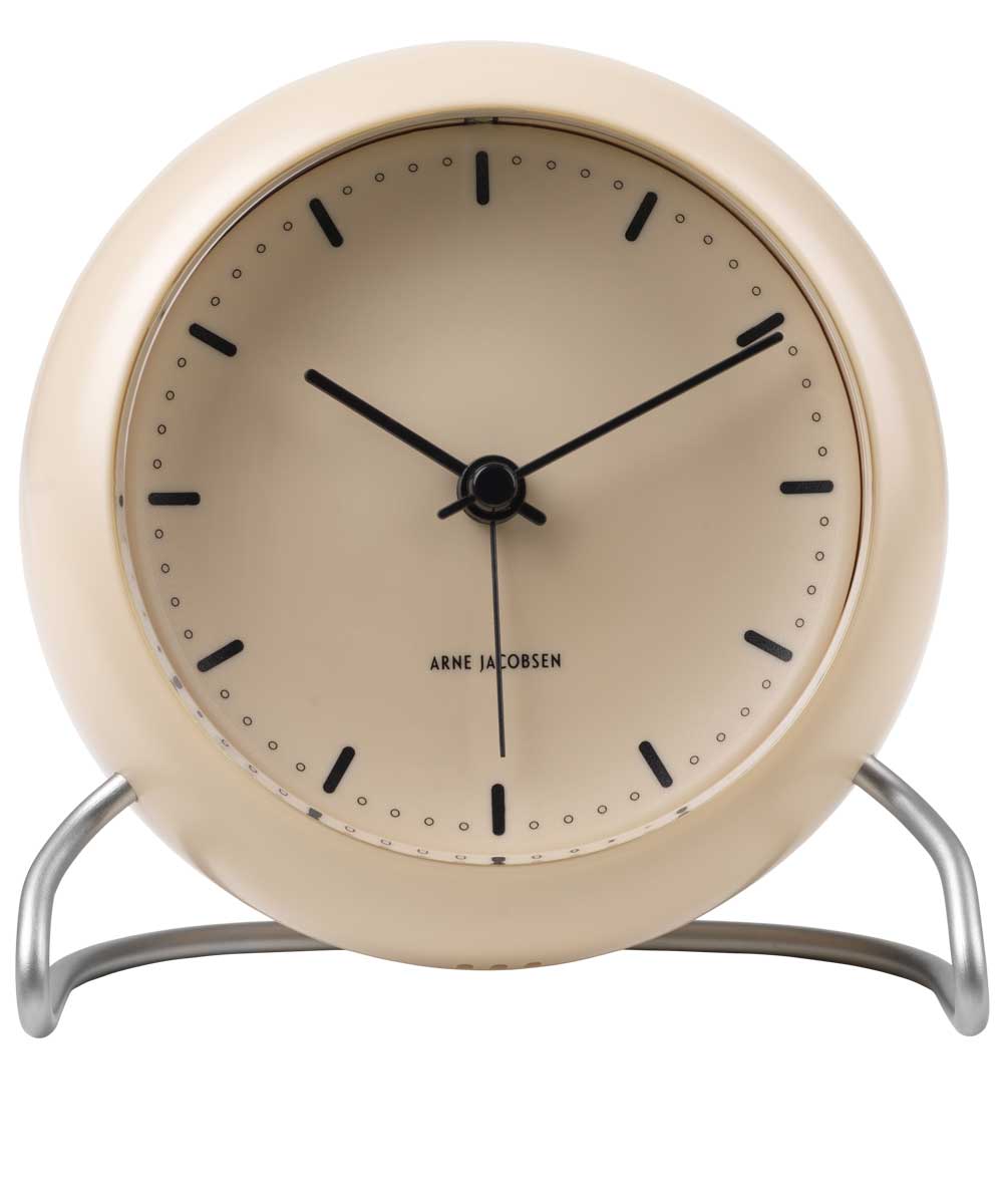 ARNE JACOBSEN Table Clock CityHall SAND BEIGE AJ43693 アルネヤコブセン 置き時計