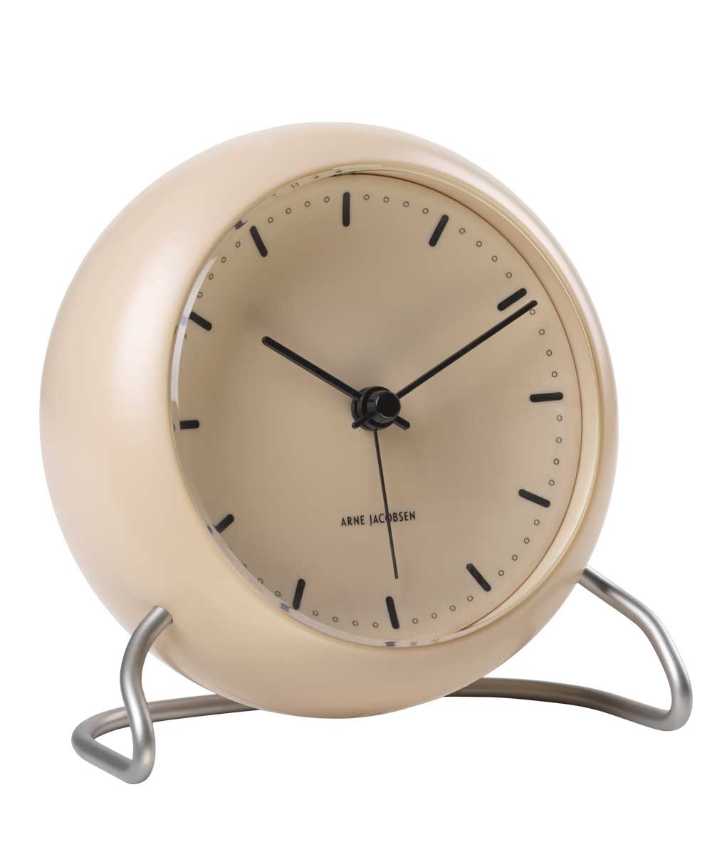 ARNE JACOBSEN Table Clock CityHall SAND BEIGE AJ43693 アルネヤコブセン 置き時計