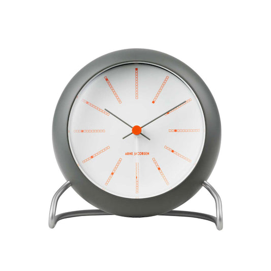 ARNE JACOBSEN Table Clock Bankers GRAY AJ43694 アルネヤコブセン 置き時計