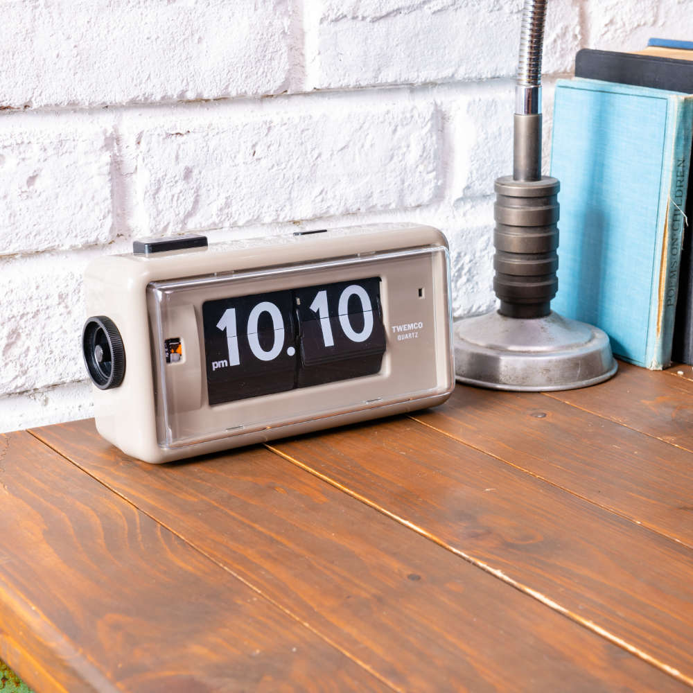TWEMCO DESK TOP ALARM CLOCK AL-30GYB トゥエンコ 置き時計
