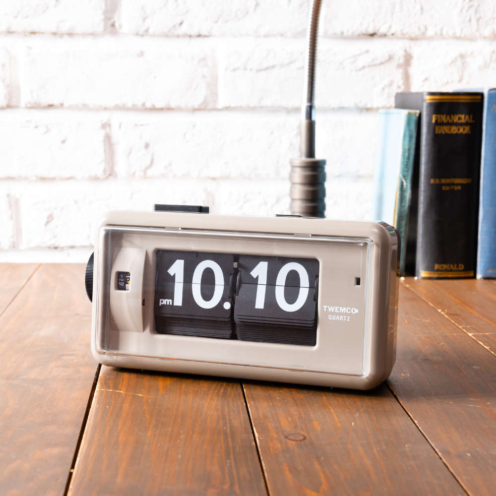 TWEMCO DESK TOP ALARM CLOCK AL-30GYB トゥエンコ 置き時計