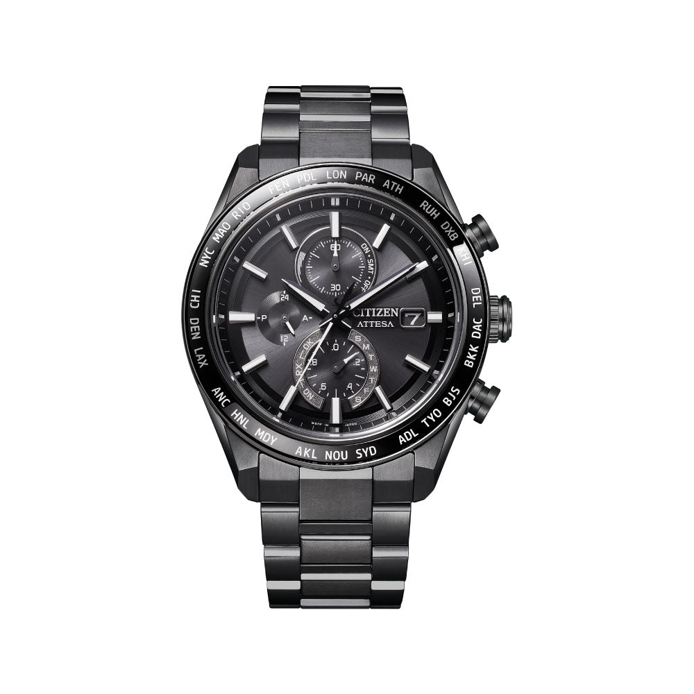 ＜先行予約受付中/10月2日発売＞ CITIZEN ATTESA  ACT Line AT8294-59E ブラックチタンシリーズ シチズン アテッサ 腕時計 メンズ