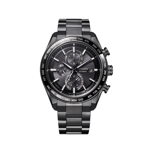 ＜先行予約受付中/10月2日発売＞ CITIZEN ATTESA  ACT Line AT8294-59E ブラックチタンシリーズ シチズン アテッサ 腕時計 メンズ