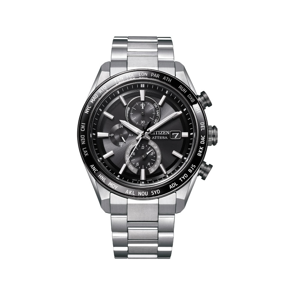 ＜先行予約受付中/10月2日発売＞CITIZEN ATTESA  ACT Line AT8295-56E ブラックチタンシリーズ アテッサ 腕時計 メンズ