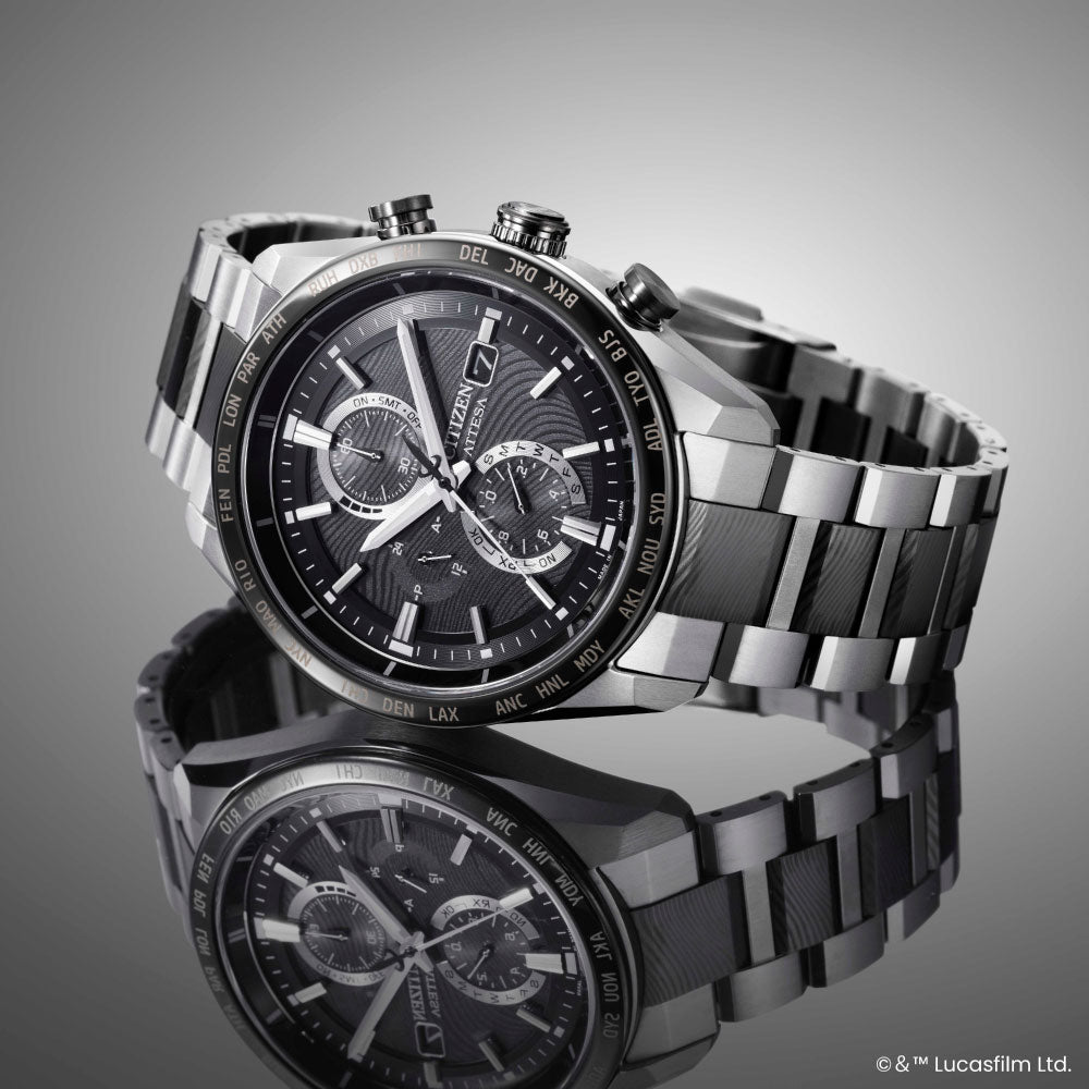 CITIZEN ATTESA STAR WARS The Mandalorian Beskar Model AT8385-55E 世界限定1,400本 シチズン アテッサ 『スター・ウォーズ』『マンダロリアン』「ベスカー」